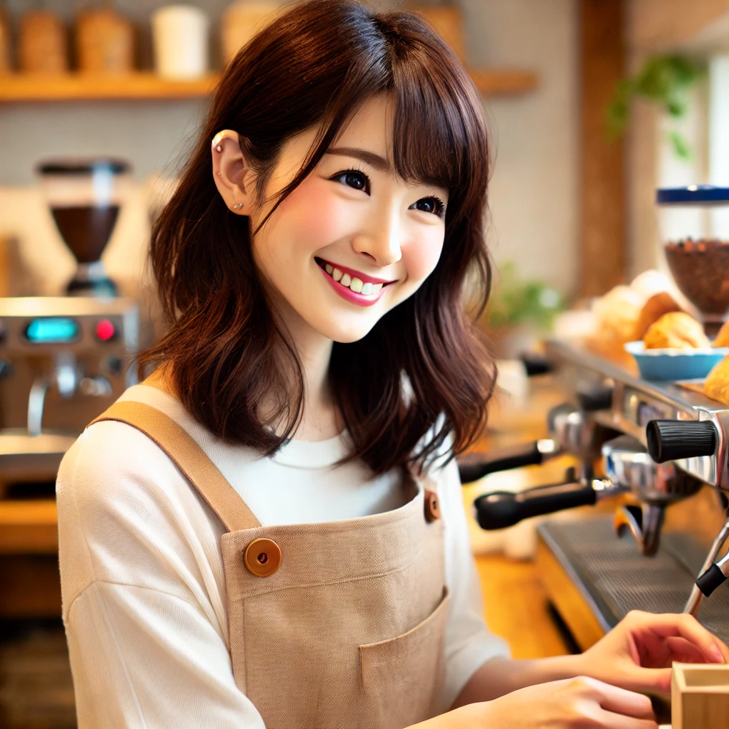 カフェ経営の田中さん