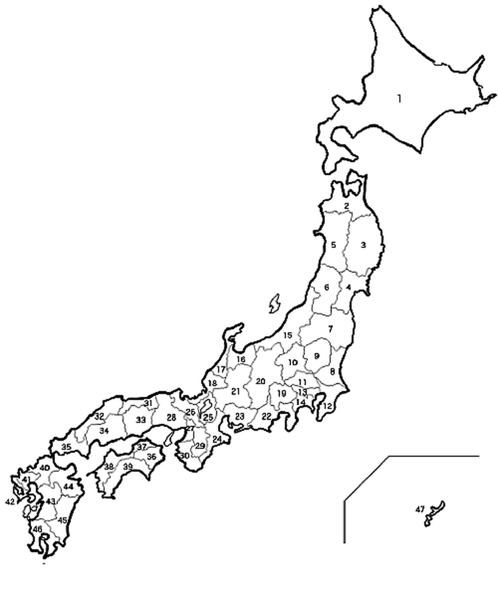 日本地図
